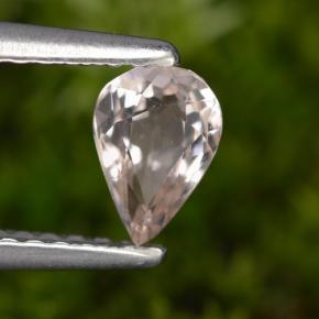 0.43克拉天然铯绿柱石，梨形，VVS