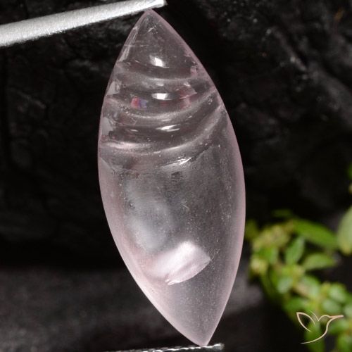 7.86ct 天然 浅粉色 铯绿柱石, 榄尖形, 透明