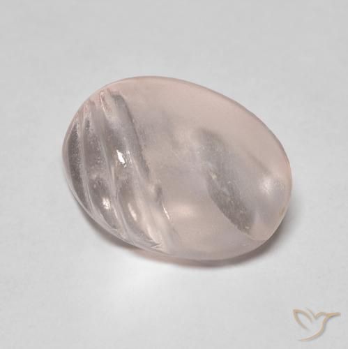 4.15ct 天然 浅粉色 铯绿柱石, 椭圆形, 透明