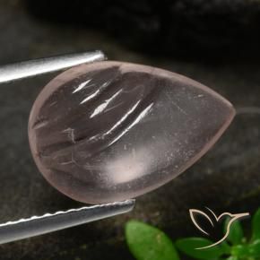 3.48克拉天然铯绿柱石，梨形，透明