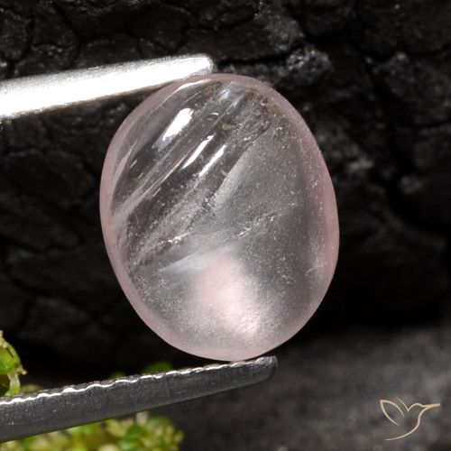 2.28ct 天然 浅粉色 铯绿柱石, 椭圆形, 透明