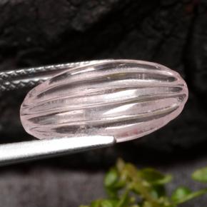 3.88克拉天然铯绿柱石，椭圆形切割，透明