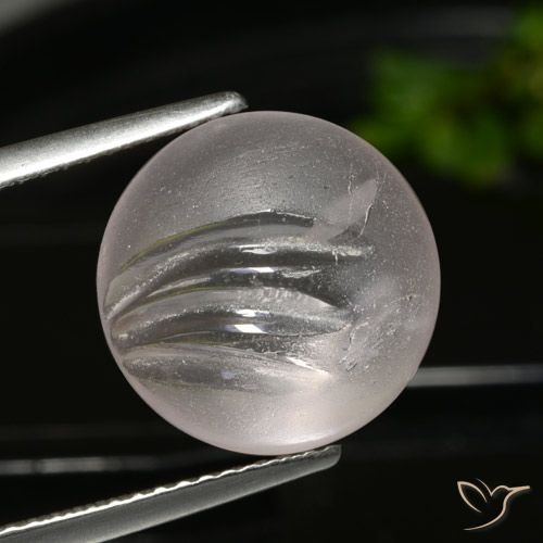 6.30ct 天然 玫瑰粉色调 铯绿柱石, 圆形的, 透明