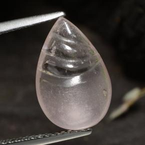 3.60克拉天然铯绿柱石，梨形，透明