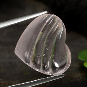 6.23克拉天然铯绿柱石，心形，透明