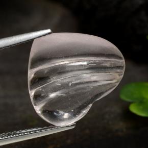 6.23克拉天然铯绿柱石，心形，透明