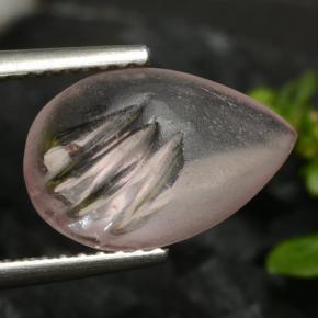 3.25克拉天然粉色摩根石，梨形，12.6×8.4毫米，透明
