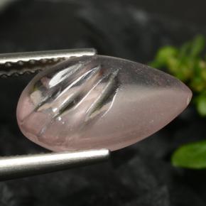 3.25克拉天然粉色摩根石，梨形，12.6×8.4毫米，透明