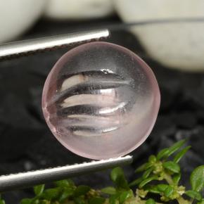 5.96克拉天然铯绿柱石，圆形切割，透明