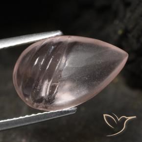 5.70克拉天然铯绿柱石，梨形，透明