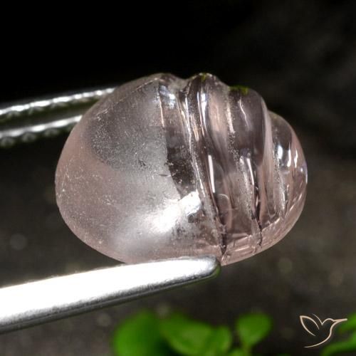 3.03克拉天然铯绿柱石，圆形的，透明