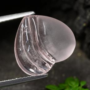 4.95克拉天然铯绿柱石，心形，透明