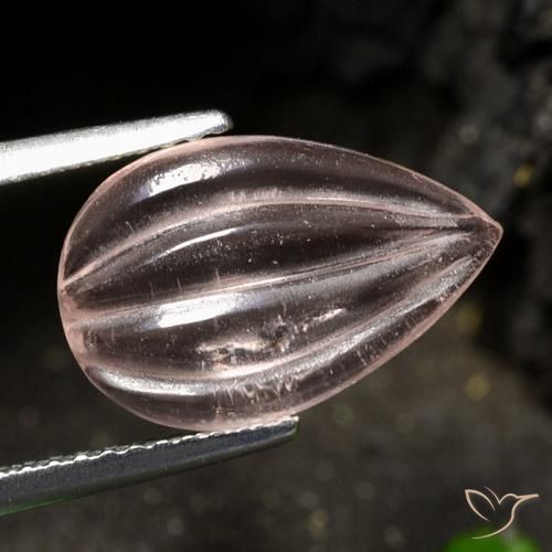 2.74克拉天然铯绿柱石，梨形，透明