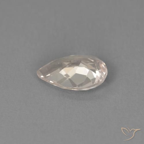 0.70克拉天然铯绿柱石，梨形，VVS-VS