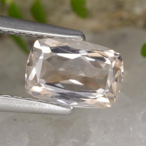 0.84克拉天然铯绿柱石，垫形剪裁，VVS-VS