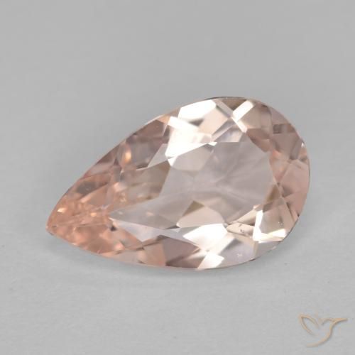 1.14ct 天然 中粉红色 铯绿柱石, 梨形, VVS-VS