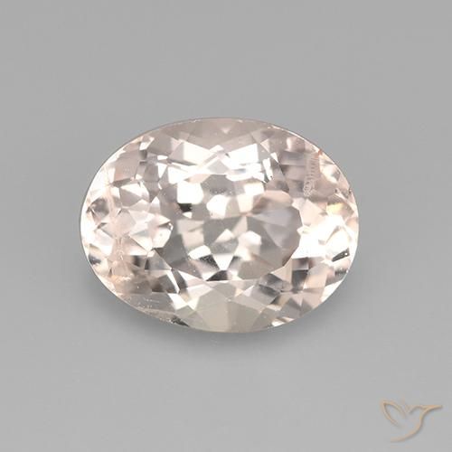 2.43ct 天然 中浅粉色 铯绿柱石, 椭圆形, VS