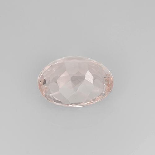 2.66克拉天然粉色摩根石，椭圆形切割，10.3×8.1毫米，VVS-VS