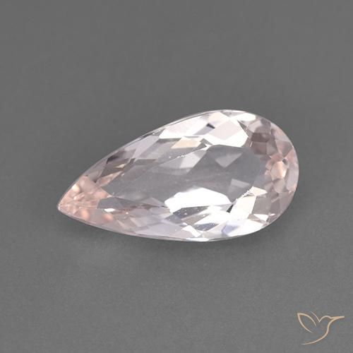 1.30ct 天然 浅粉色 铯绿柱石, 梨形, VVS-VS