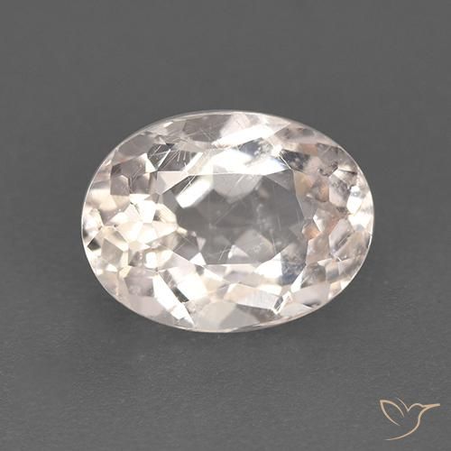1.33ct 天然 鲑肉粉色 铯绿柱石, 椭圆形, VS-SI