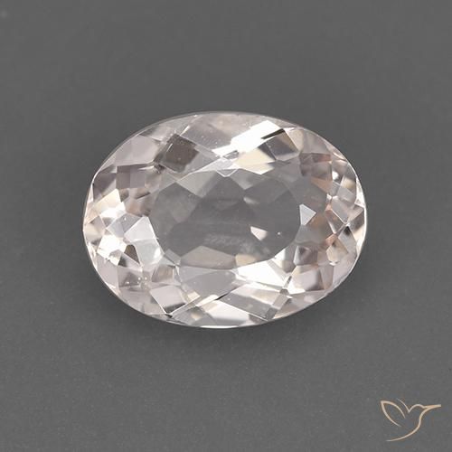 1.32ct 天然 中浅粉色 铯绿柱石, 椭圆形, VS