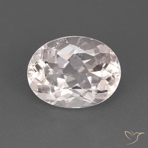 1.79ct 天然 白色 铯绿柱石, 椭圆形, VS