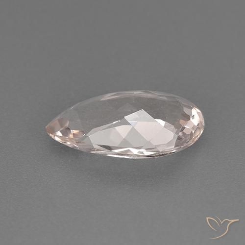 1.25克拉天然铯绿柱石，梨形，VVS-VS