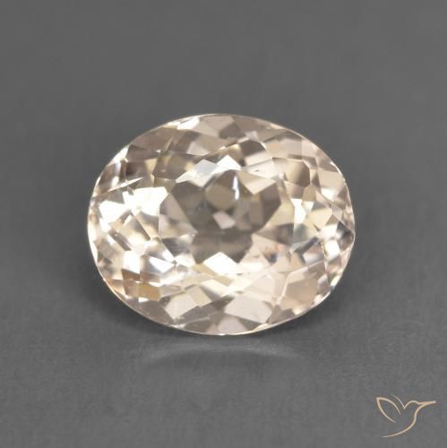 1.54ct 天然 中粉红色 铯绿柱石, 椭圆形, VS