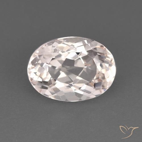 1.36ct 天然 浅粉色 铯绿柱石, 椭圆形, VS