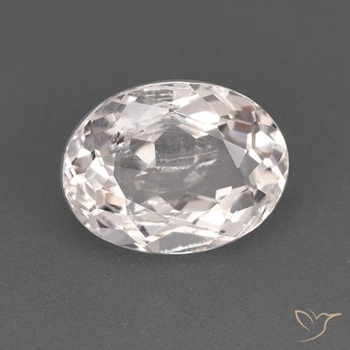 1.21ct 天然 浅粉色 铯绿柱石, 椭圆形, VVS-VS