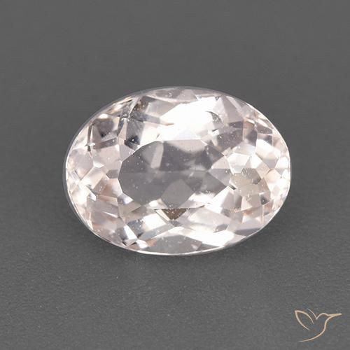 1.38ct 天然 鲑肉粉色 铯绿柱石, 椭圆形, VS