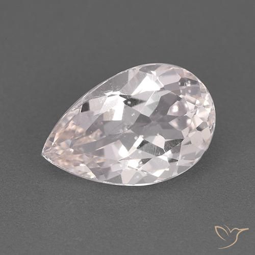 1.73ct 天然 浅粉色 铯绿柱石, 梨形, VS