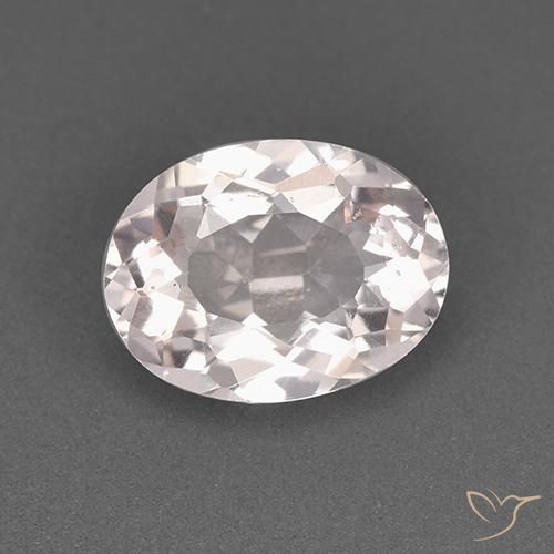 1.30ct 天然 浅粉色 铯绿柱石, 椭圆形, VS
