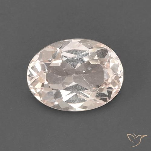 1.68ct 天然 中浅粉色 铯绿柱石, 椭圆形, VS