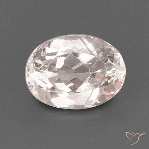 1.33ct 天然 中浅粉色 铯绿柱石, 椭圆形, VS