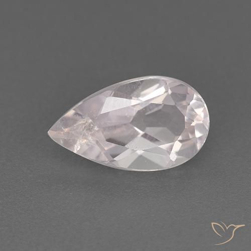 0.97ct 天然 浅粉色 铯绿柱石, 梨形, VS
