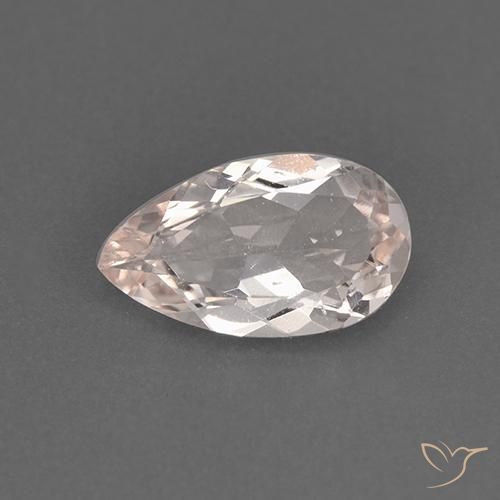 0.94克拉天然铯绿柱石，梨形，VVS-VS