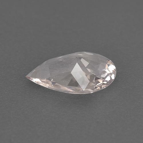 0.61克拉天然粉色摩根石，梨形，8×5.4毫米，VVS-VS
