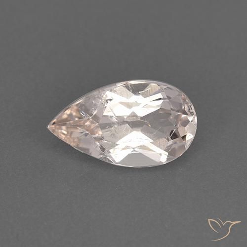 0.94ct 天然 非常浅的粉红色 铯绿柱石, 梨形, VS