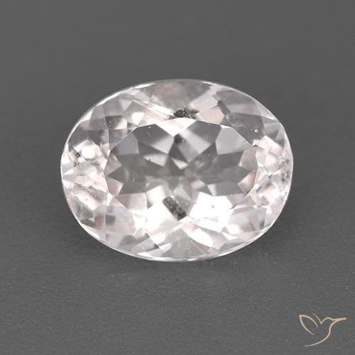 1.20ct 天然 浅粉色 铯绿柱石, 椭圆形, VS