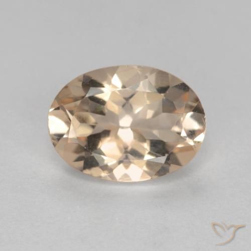1.05ct 天然 鲑肉粉色 铯绿柱石, 椭圆形, VVS-VS