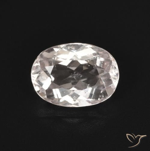 1.23ct 天然 浅粉色 铯绿柱石, 椭圆形, VS