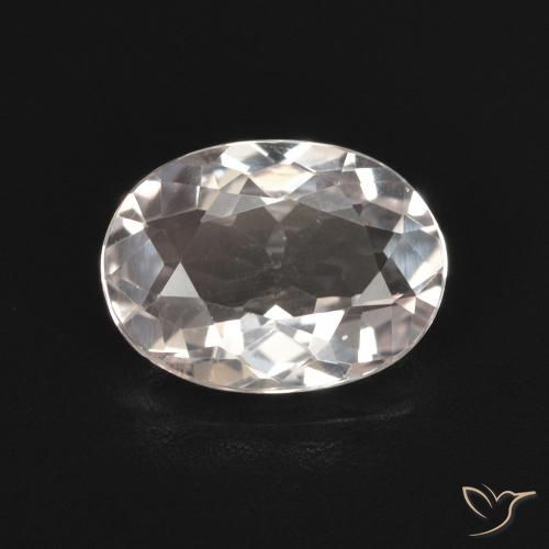 1.27ct 天然 浅粉色 铯绿柱石, 椭圆形, VVS