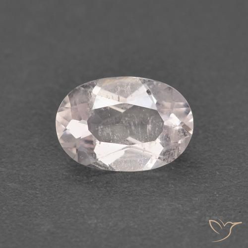 0.57ct 天然 浅粉色 铯绿柱石, 椭圆形, VS-SI