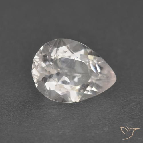 1.12ct 天然 非常浅的粉红色 铯绿柱石, 梨形, VS-SI