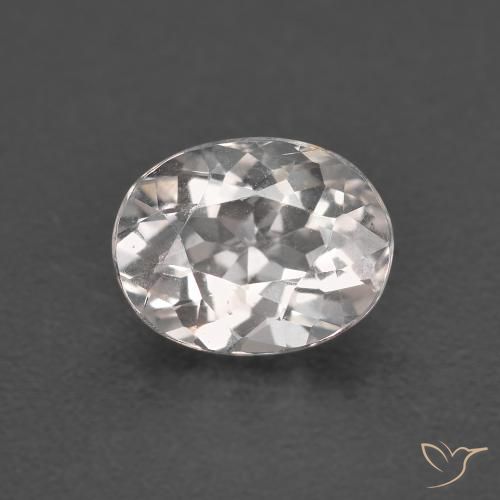 0.94ct 天然 非常浅的粉红色 铯绿柱石, 椭圆形, VS