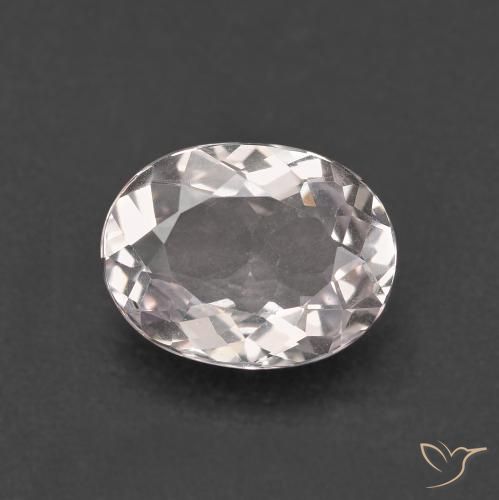 1.66ct 天然 浅粉色 铯绿柱石, 椭圆形, VVS-VS