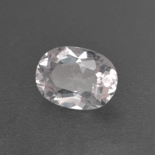 0.63克拉天然粉色摩根石，椭圆形切割，6.8×5毫米，VS