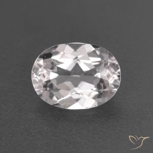 0.80ct 天然 浅粉色 铯绿柱石, 椭圆形, VS