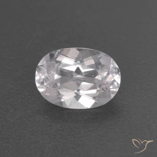 0.63ct 天然 非常浅的粉红色 铯绿柱石, 椭圆形, VS